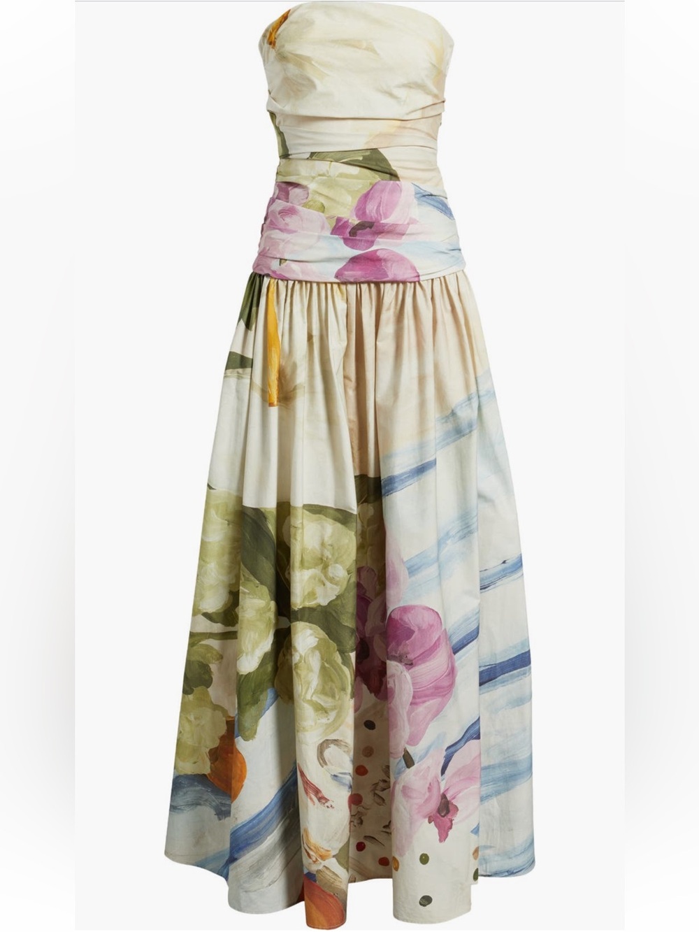 Acler Nershall Print Strapless Gown NWT - Picture 5 of 5